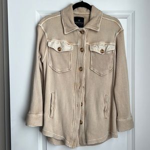 POPULAR! Heavy Waffle-knit Shacket